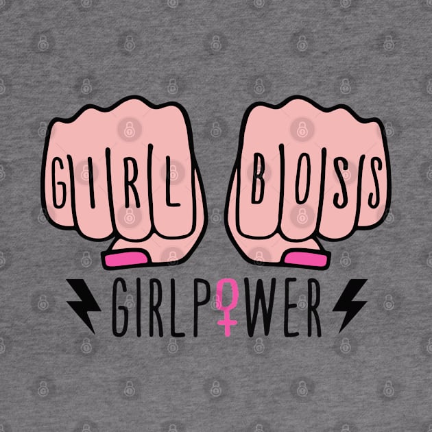 Girl Boss Girl Power Gift by BadDesignCo